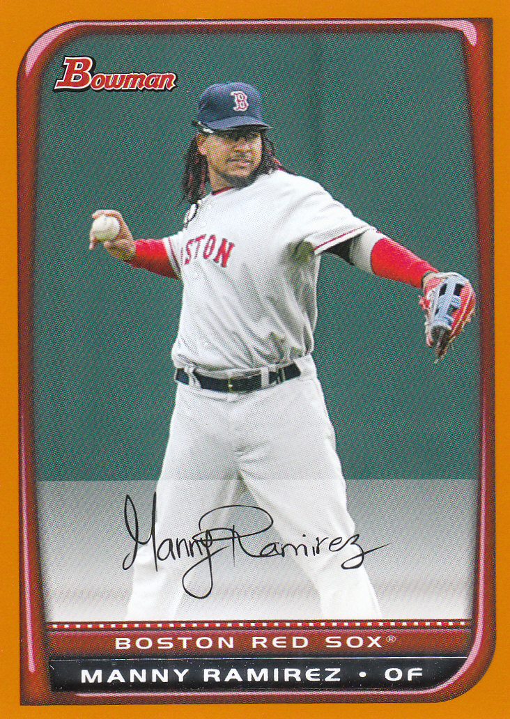2008 Bowman Baseball "Main Set Orange" Parallel Cards - Picture 2 of 7