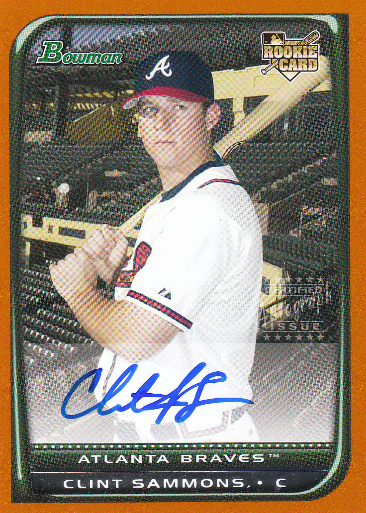 2008 Bowman Baseball "Main Set Orange" Parallel Cards - Picture 6 of 7