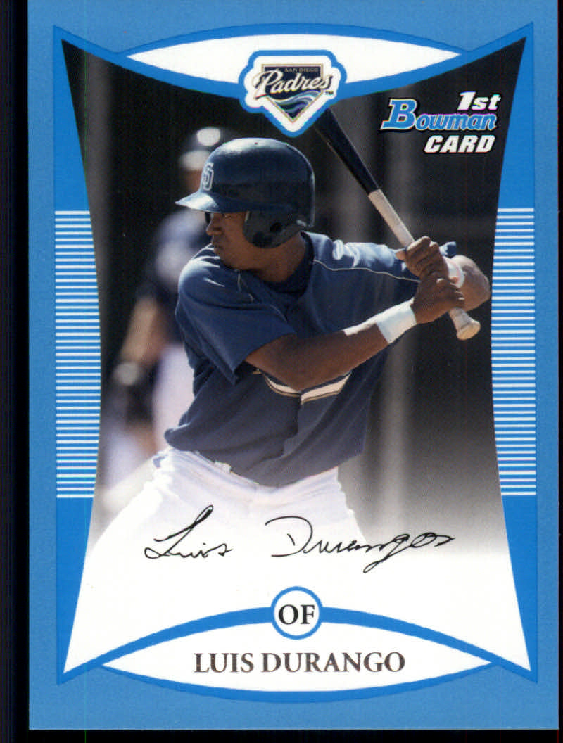 2008 Bowman Baseball "Prospects Blue" Parallel Insert Cards - Picture 14 of 31
