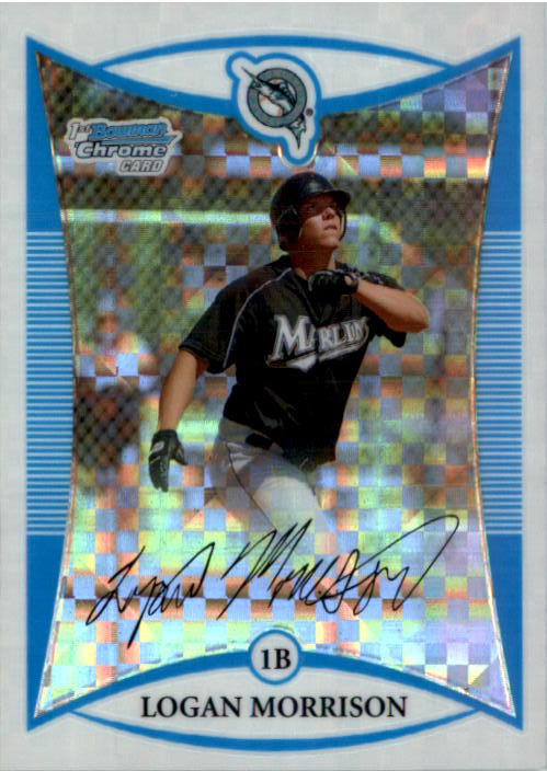 2008 Bowman Chrome Prospects X-Fractors #BCP69 Logan Morrison