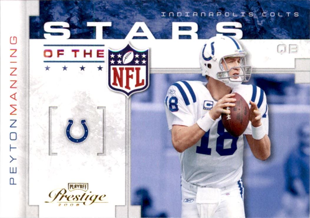 2008 Playoff Prestige Stars of the NFL Foil #4 Peyton Manning
