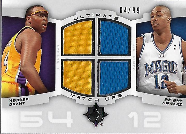2007-08 Ultimate Collection Matchups #GH Horace Grant/Dwight Howard