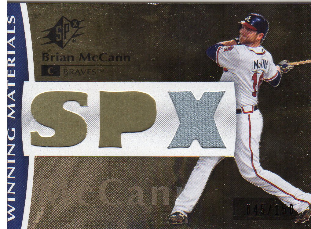 2008 SPx Winning Materials SPx 150 #BM Brian McCann