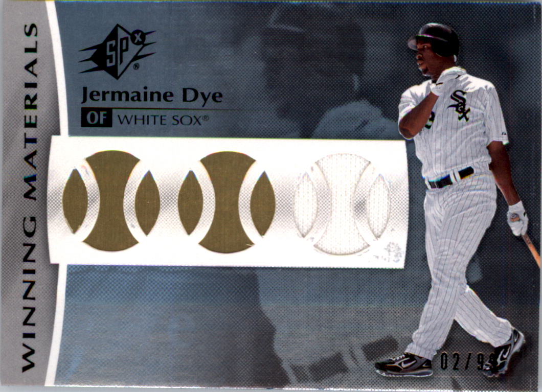 2008 SPx Winning Materials Baseball 99 #DY Jermaine Dye
