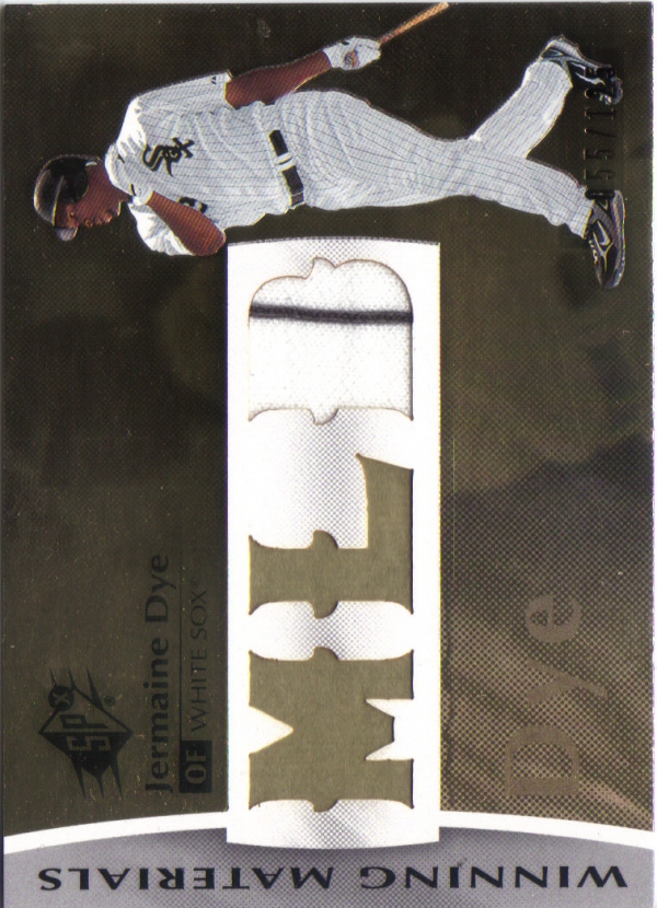 2008 SPx Winning Materials MLB 125 #DY Jermaine Dye