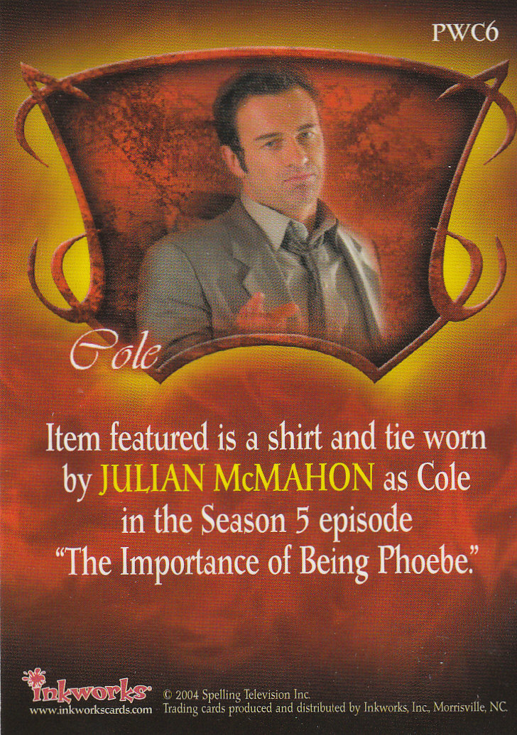 Charmed Connections (2004 Inkworks) "Insert and Foil" Cards - Picture 27 of 35