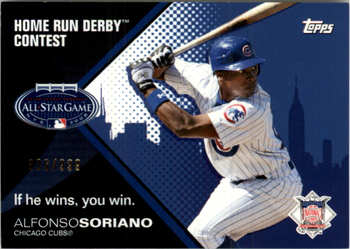 2008 Topps Home Run Derby Contest #HRD4 Alfonso Soriano