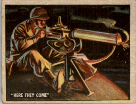 1950 Topps Freedom's War #130 Here They Come