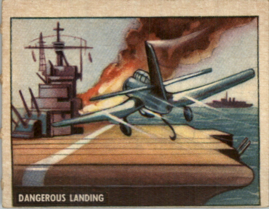1950 Topps Freedom's War #148 Dangerous Landing