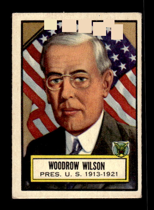 1952 Topps Look 'n See #2 Woodrow Wilson