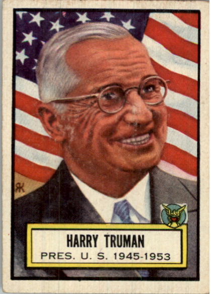 1952 Topps Look 'n See #5 Harry Truman