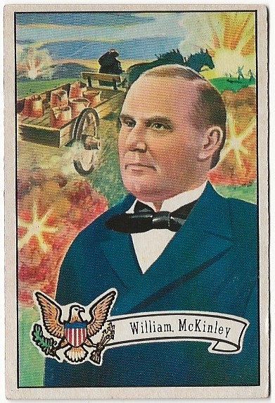 1952 Bowman U.S. Presidents #27 William McKinley