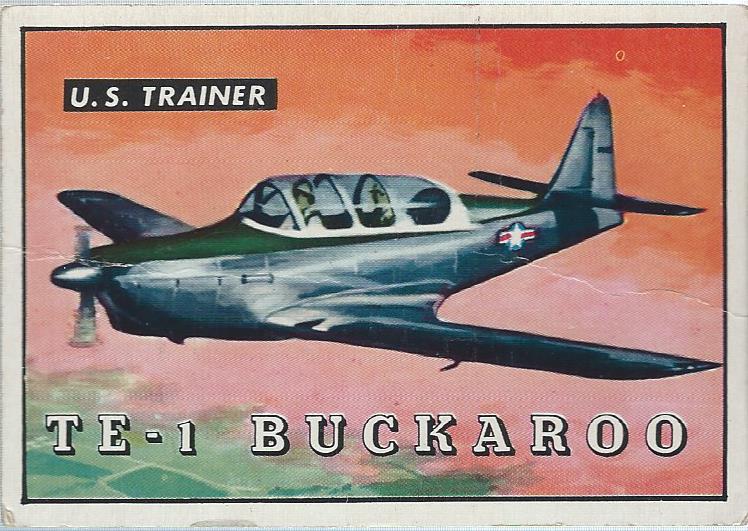 1952 Topps Wings #196 TE-1 Buckaroo