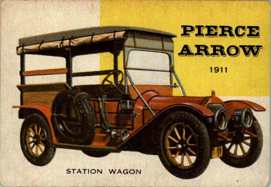 1954-55 Topps World on Wheels #16 Pierce Arrow