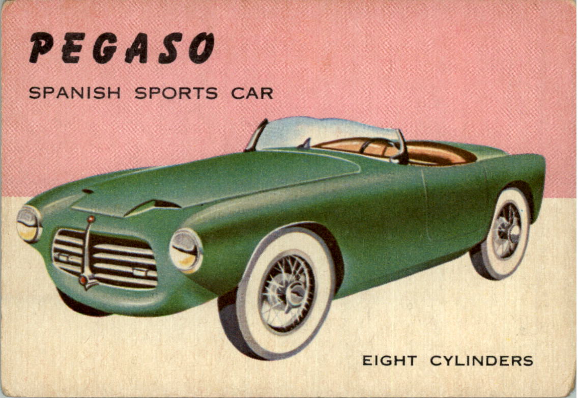 1954-55 Topps World on Wheels #19 Pegaso
