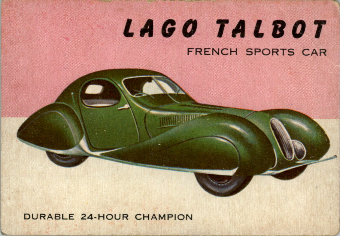 1954-55 Topps World on Wheels #22 Lago Talbot