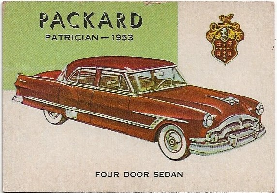 1954-55 Topps World on Wheels #97 Packard