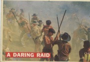 1956 Topps Davy Crockett Orange Backs #11 A Daring Raid