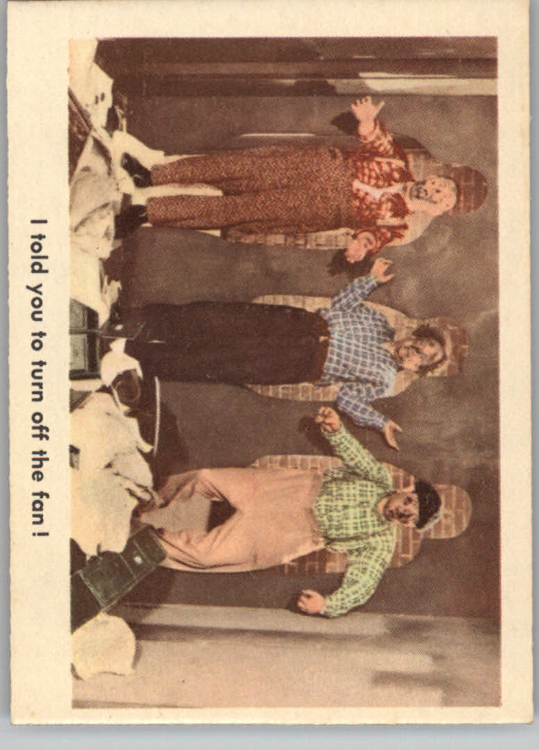 1959 Fleer The Three Stooges #37 I Told You to Turn Off the Fan