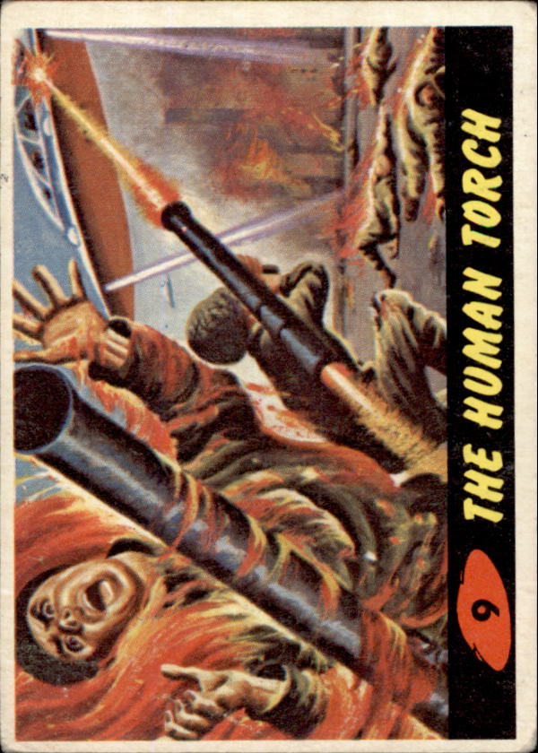 1962 Topps Mars Attacks #9 The Human Torch