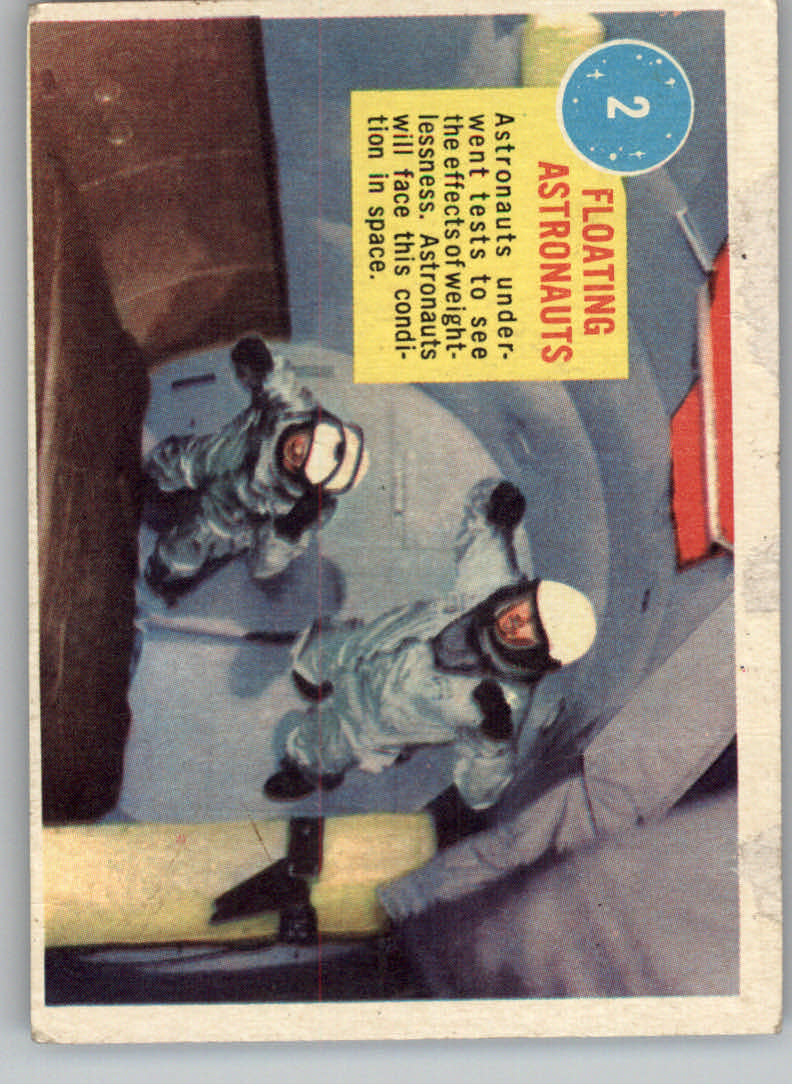 1963 Topps Astronauts #2 Floating Astronauts
