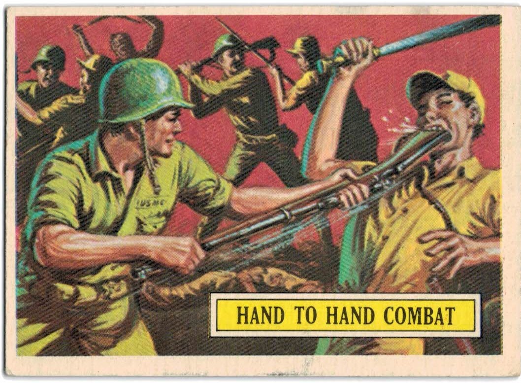 1965 Topps Battle #19 Hand to Hand Combat
