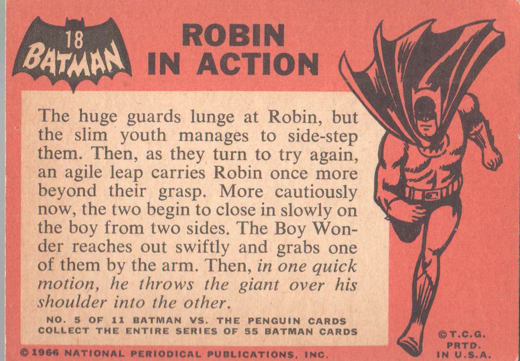 Tarjeta coleccionable Topps Batman Black Bat 1966 a elegir de la lista - Imagen 13 de 25