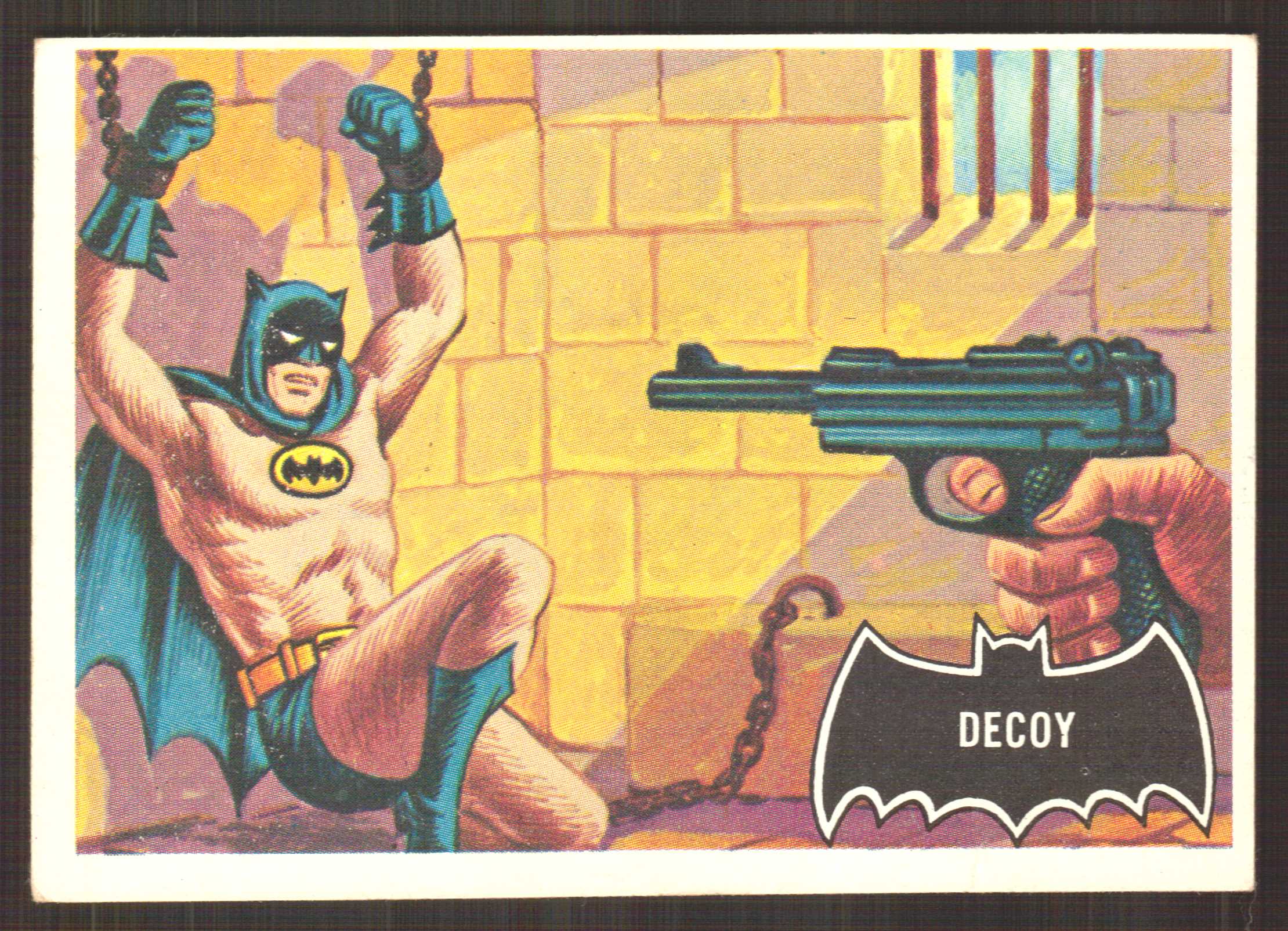 1966 Topps Batman Black Bat #49 Decoy