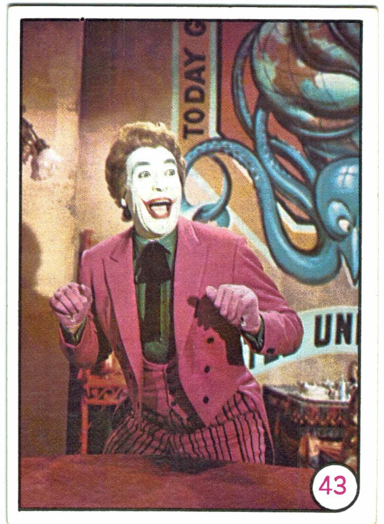 1966 Topps Batman Color #43 The Joker