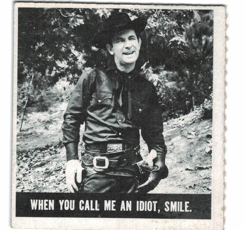 1966 Topps Get Smart #43 When You Call Me An Idiot, Smile