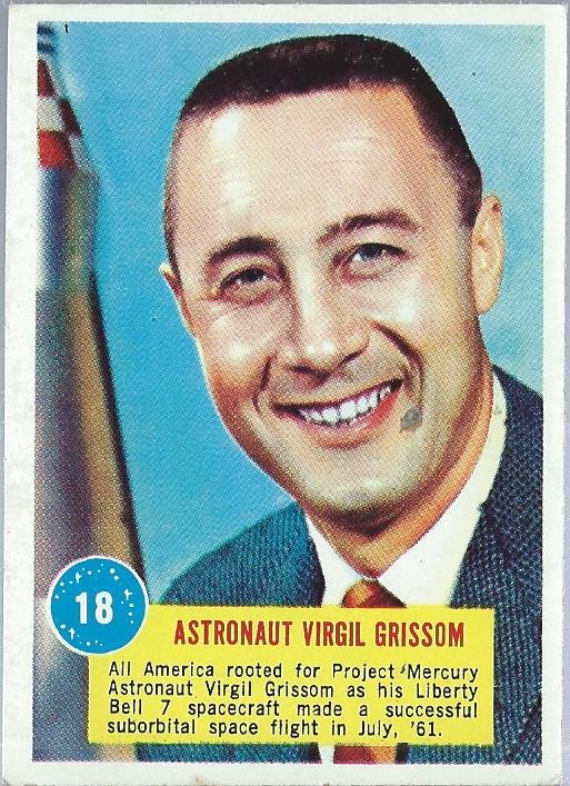 1963 Topps Space Popsicle #18 Astronaul Virgil Grissom