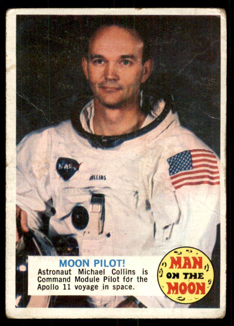 1969 Topps Man on the Moon #53B Moon Pilot!