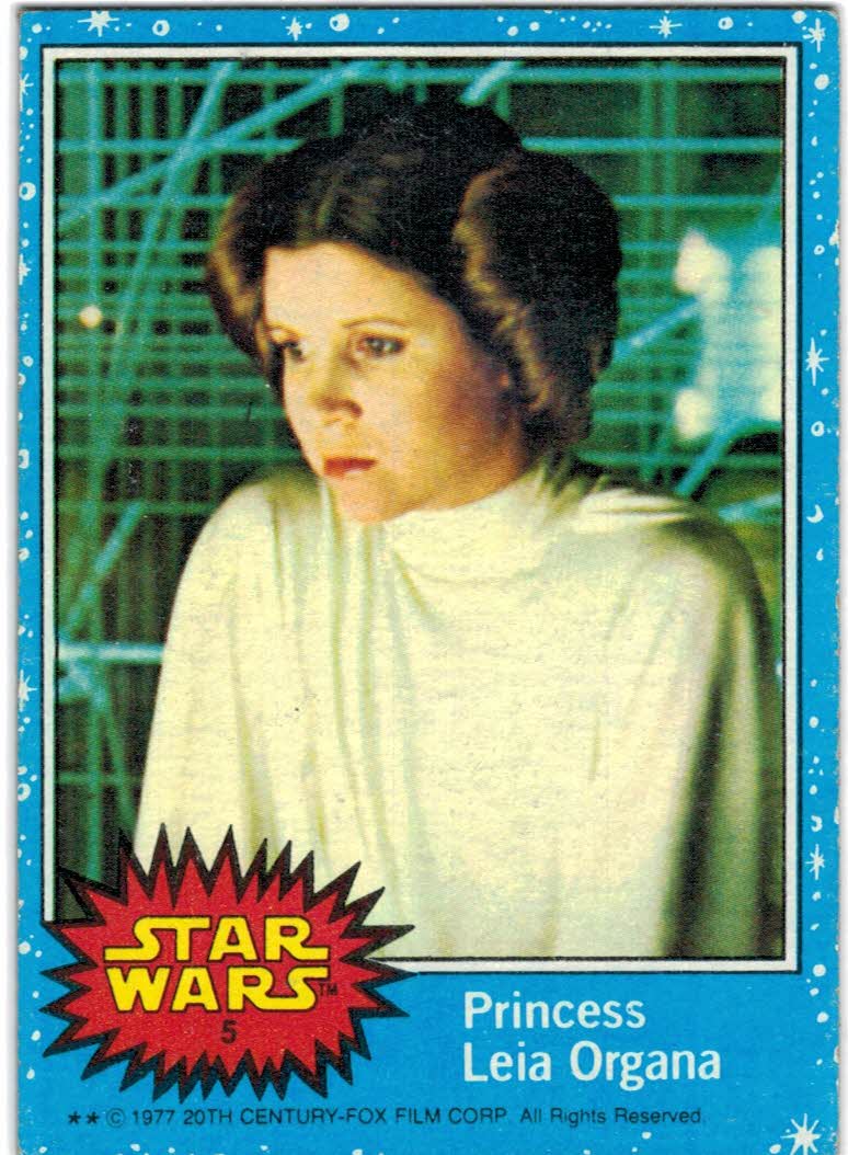 1977 Topps Star Wars #5 Princess Leia Organa