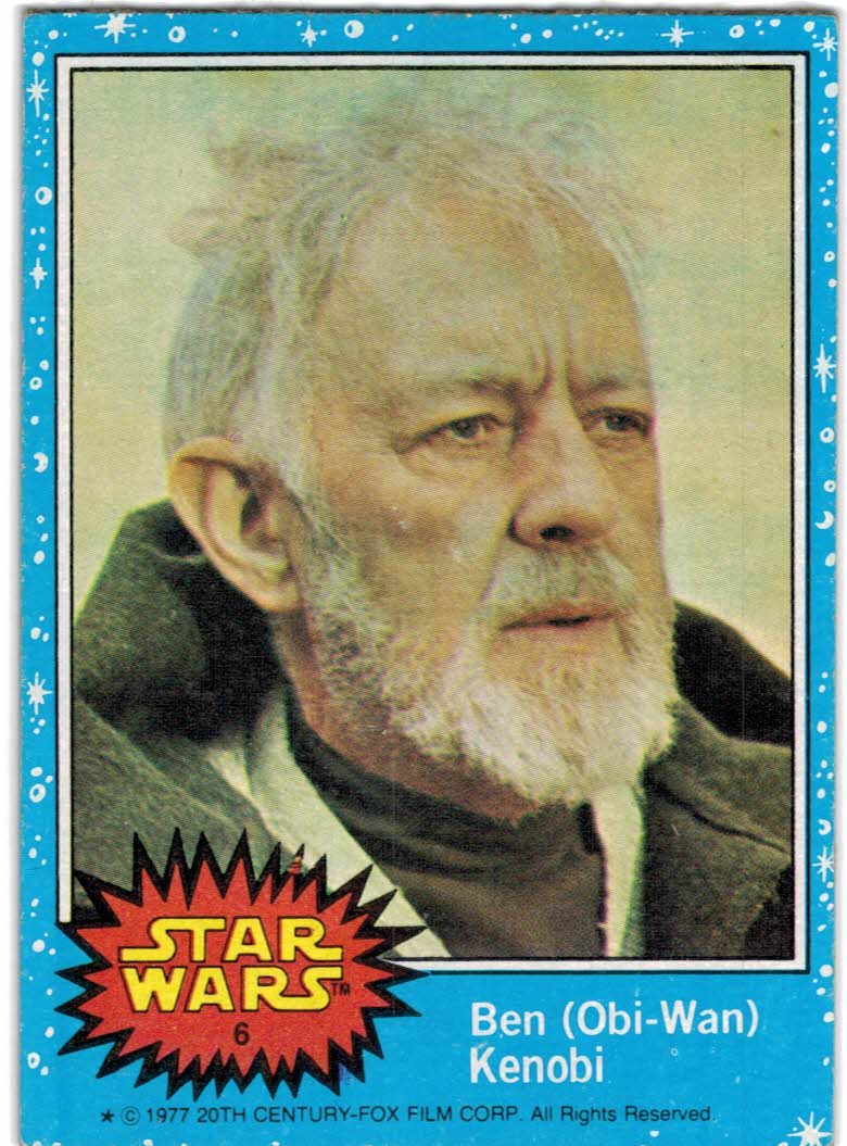 1977 Topps Star Wars #6 Ben Kenobi