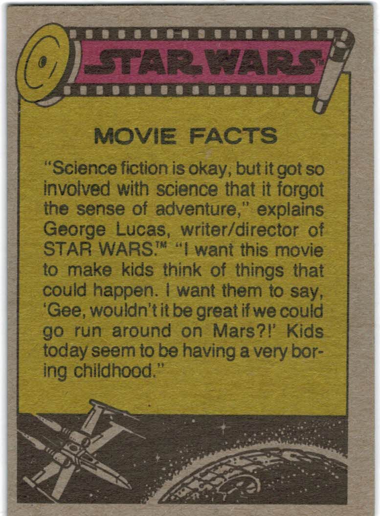 1977 Topps Star Wars #33 The droids in the control room back image