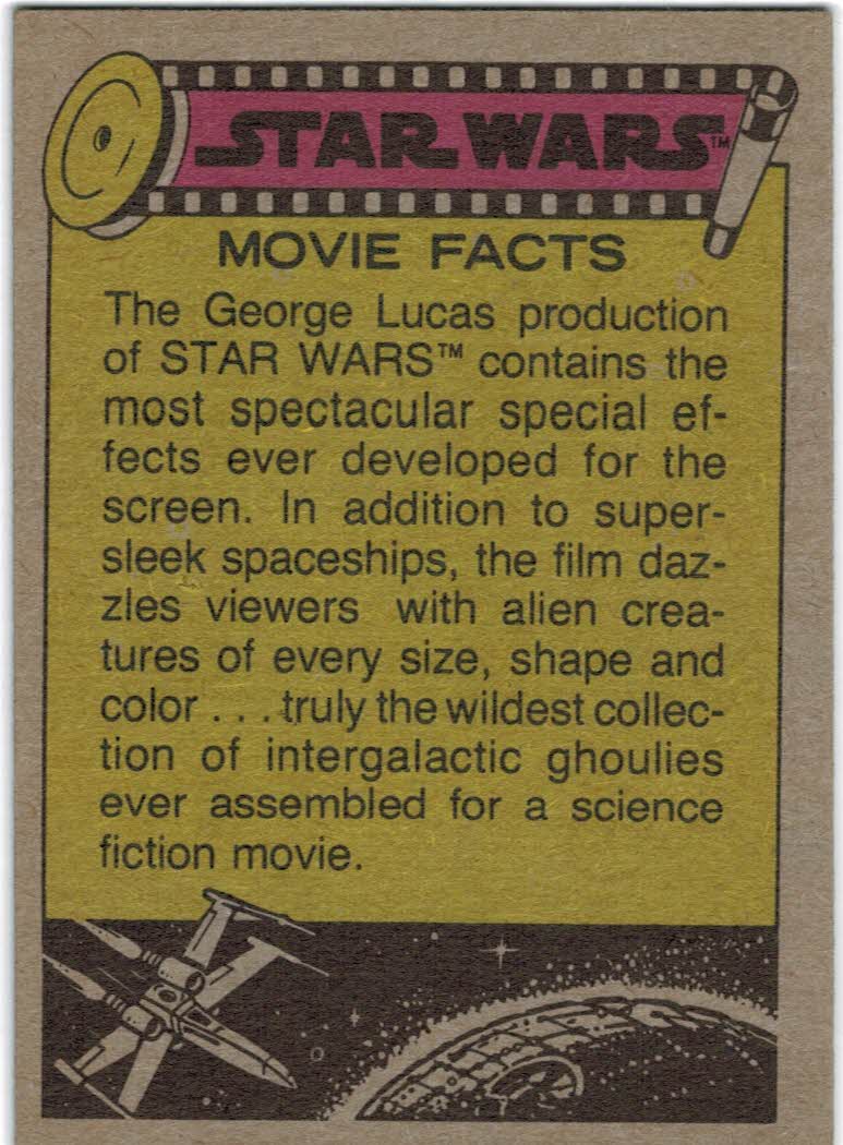 1977 Topps Star Wars #38 Luke and Han in the refuse room back image