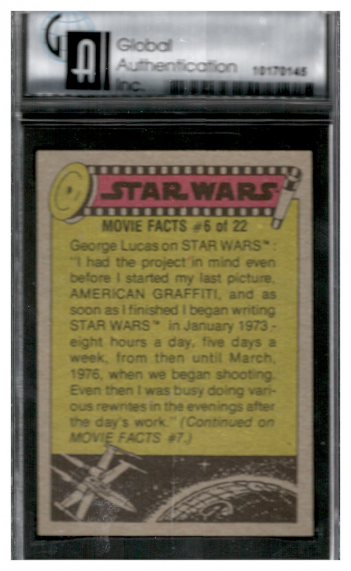 1977 Topps Star Wars #240 Artoo's desperate mission back image