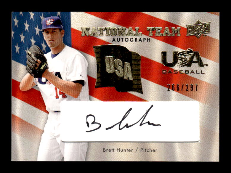 2008 Upper Deck USA National Team Autographs #BH Brett Hunter/297