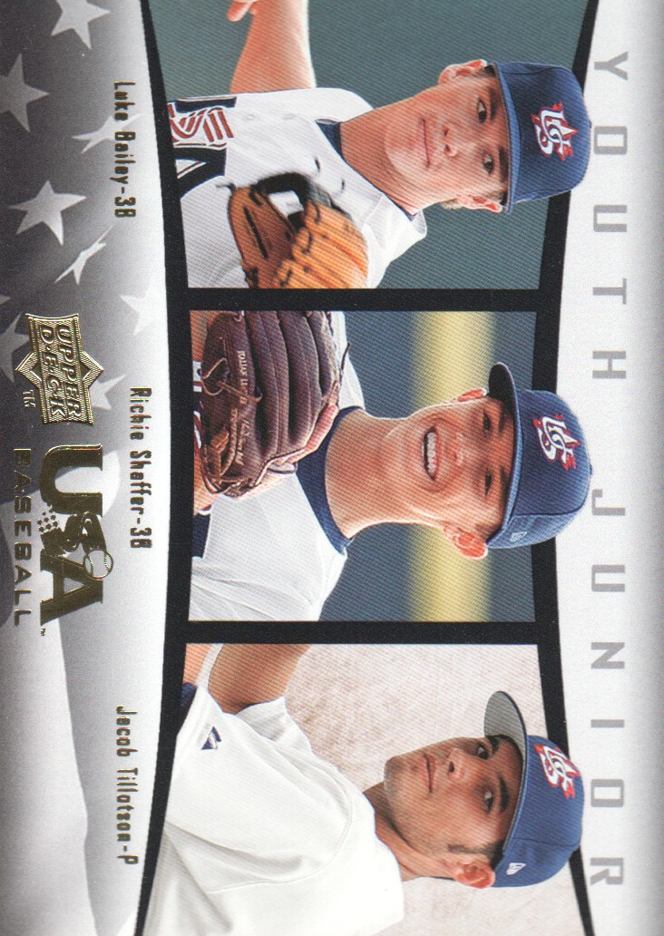 2008 USA Baseball #60 Luke Bailey/Richie Shaffer/Jacob Tillotson