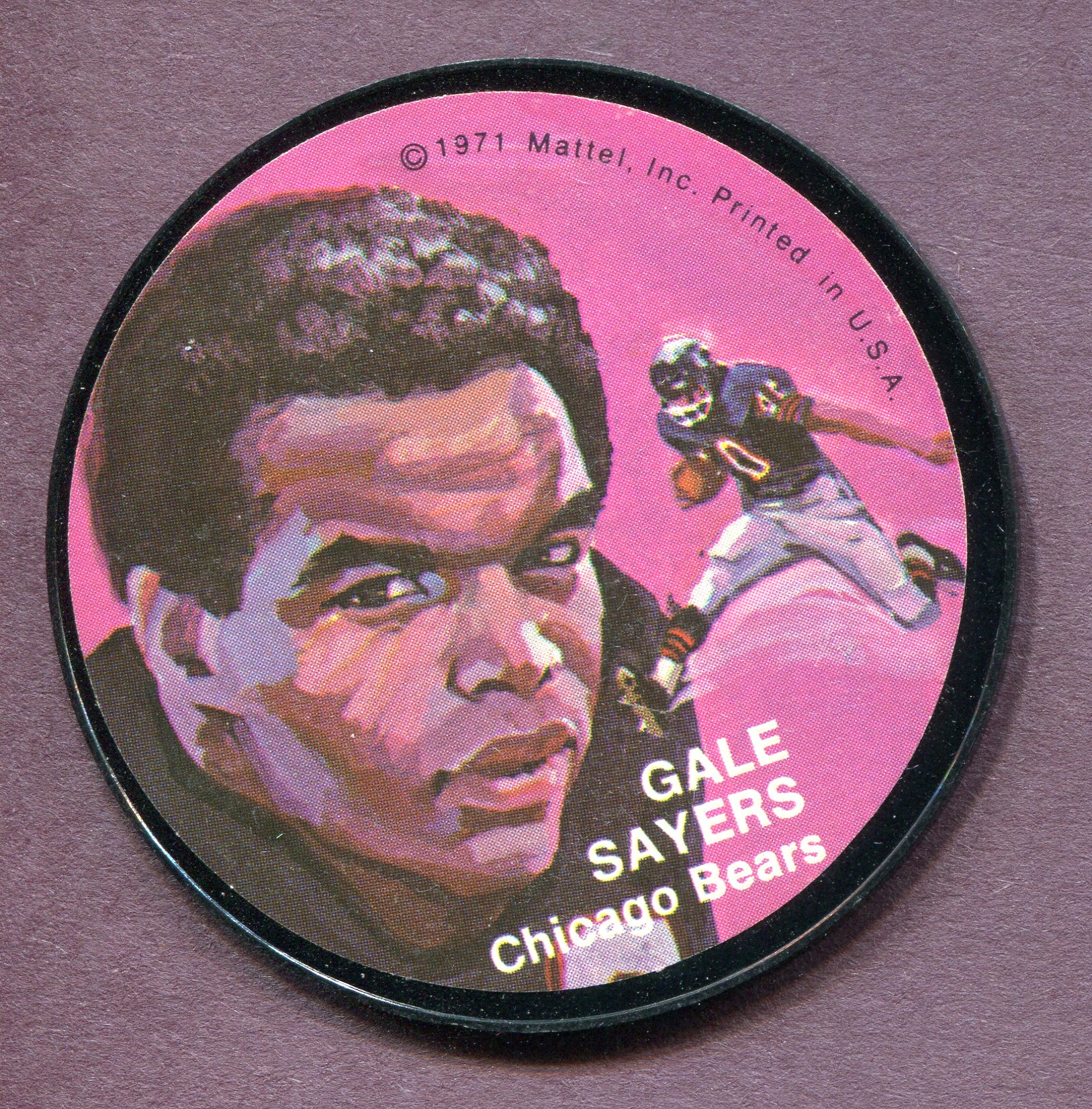 1971 Mattel Mini-Records #NNO Gale Sayers DP