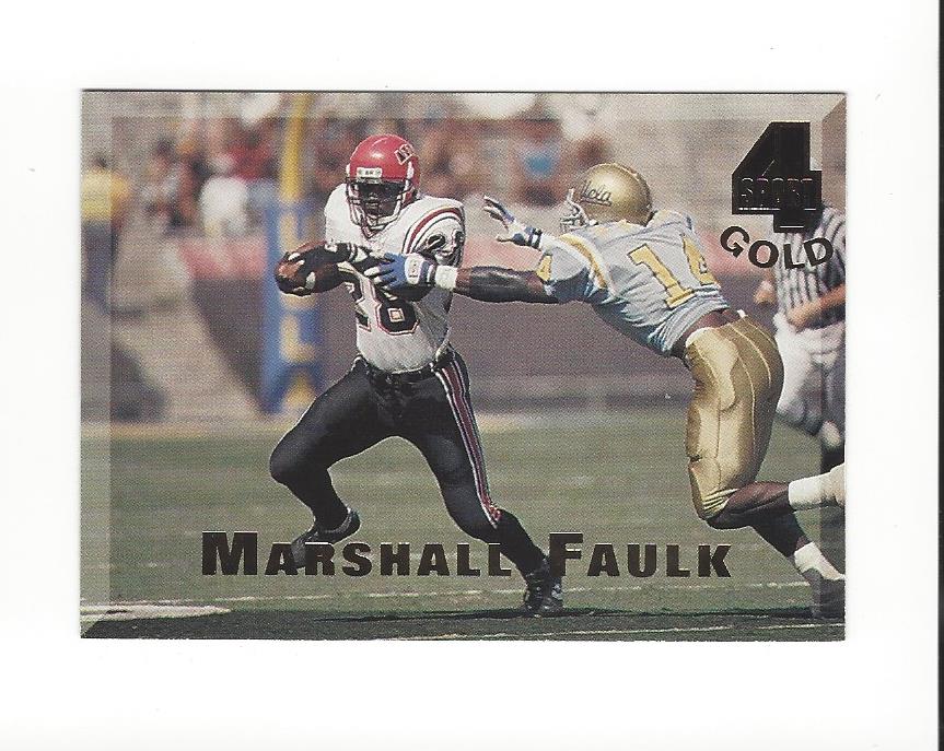 1994 Classic Four Sport Gold #52 Marshall Faulk