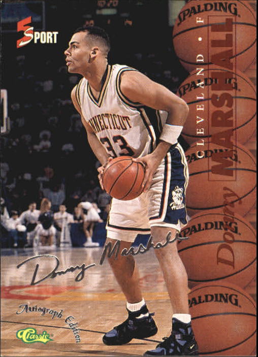 1995-96 Classic Five Sport Signings #27 Donny Marshall