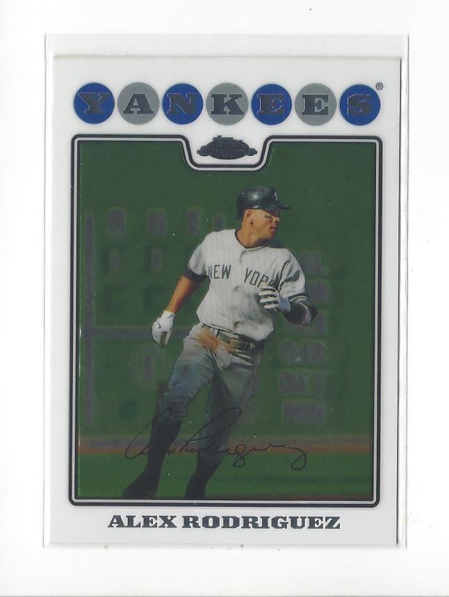 2008 Topps Chrome #1 Alex Rodriguez