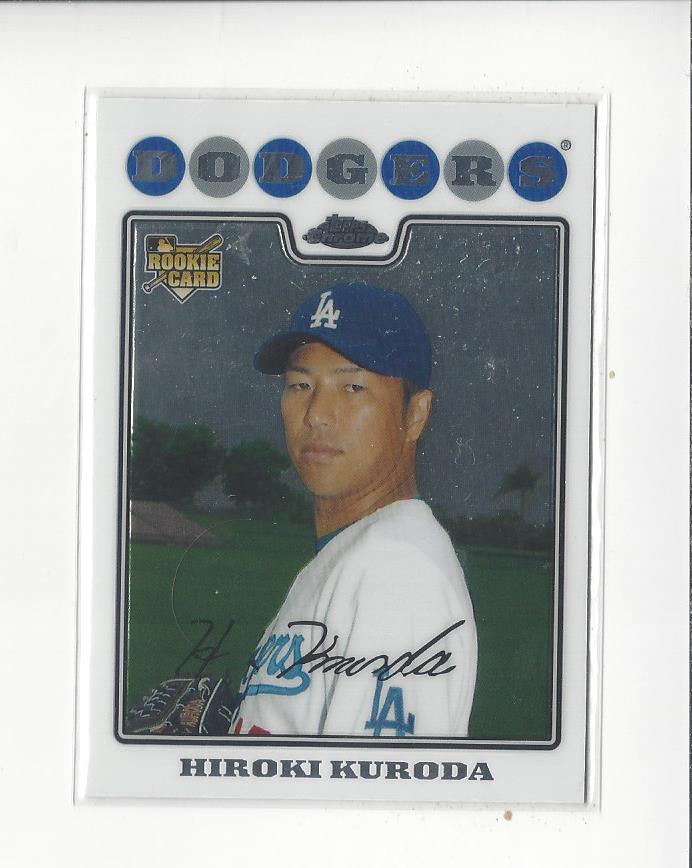 2008 Topps Chrome #199 Hiroki Kuroda RC