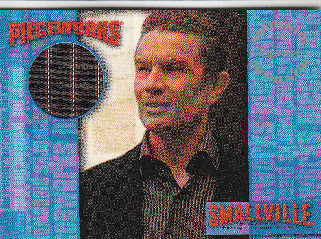2006 Inkworks Smallville Season Five Pieceworks #PW9 James Marsters