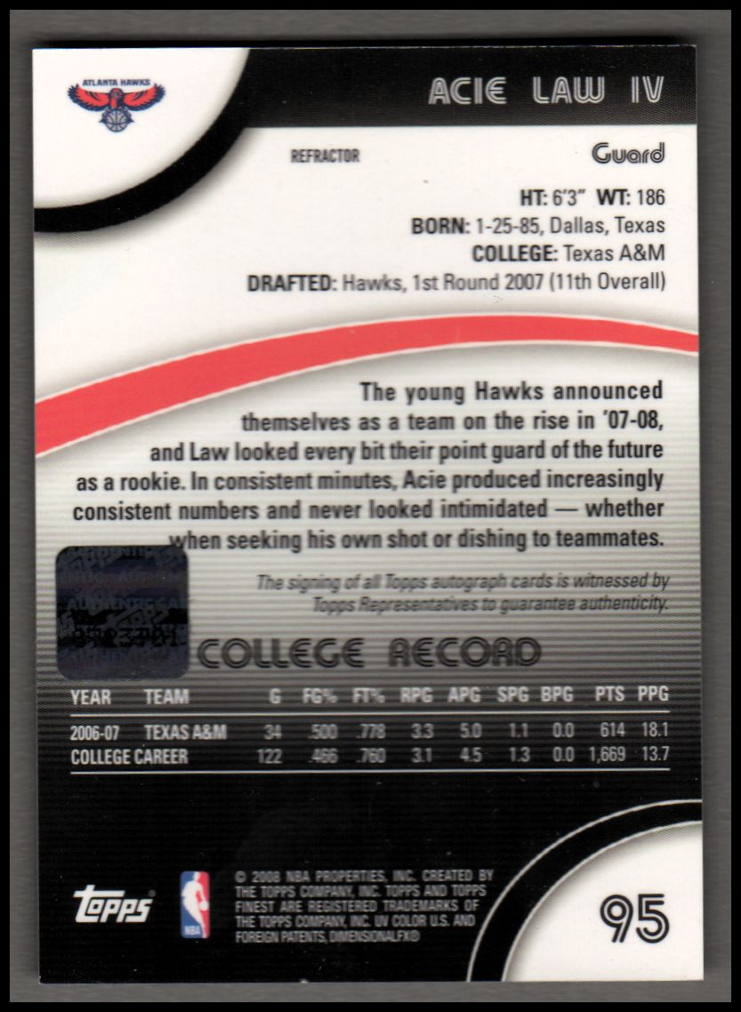 2007-08 Finest Refractors Green BASKETBALL You Pick - Picture 8 of 13