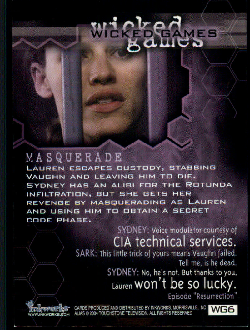 Tarjetas "Insertar y Promo" Alias Temporada Tres (2004 Inkworks) - Imagen 17 de 17