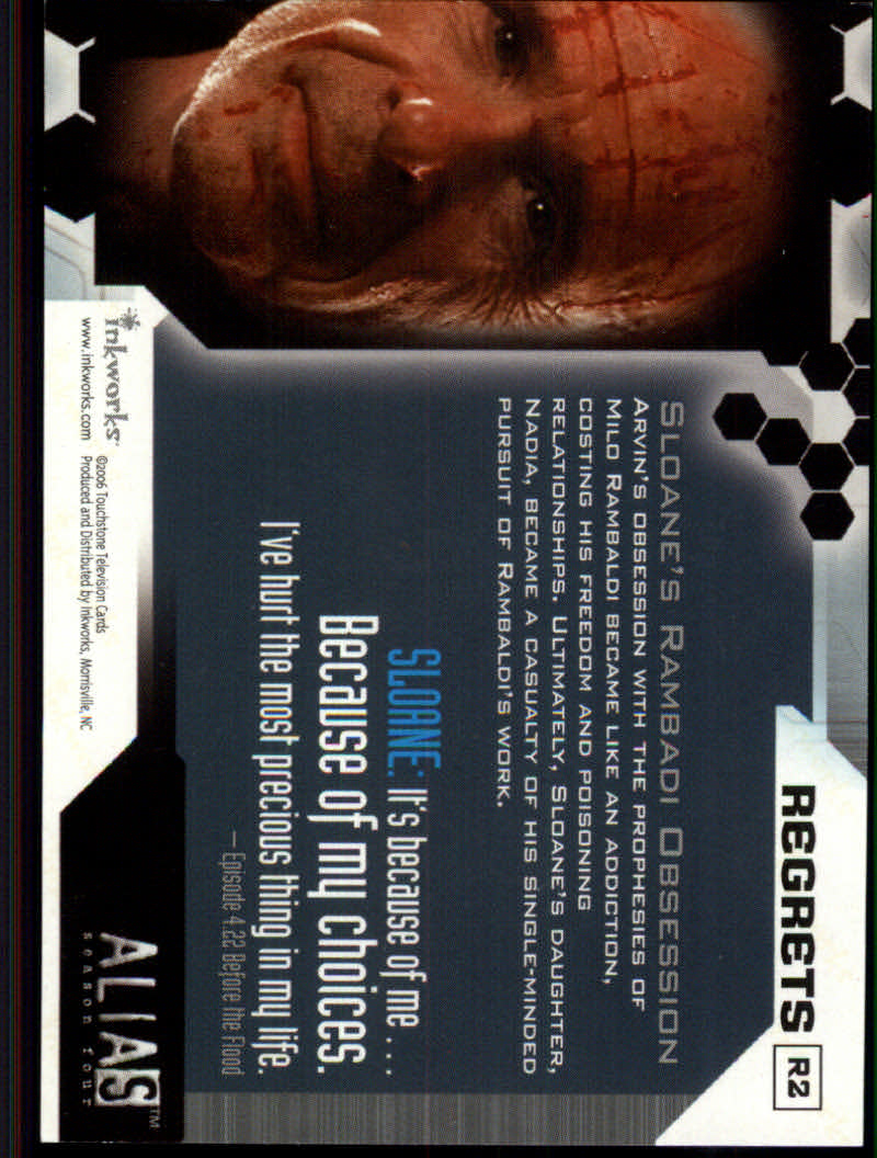 Alias Season Four (2006 Inkworks) "Insert and Promo" Cards - Picture 17 of 17