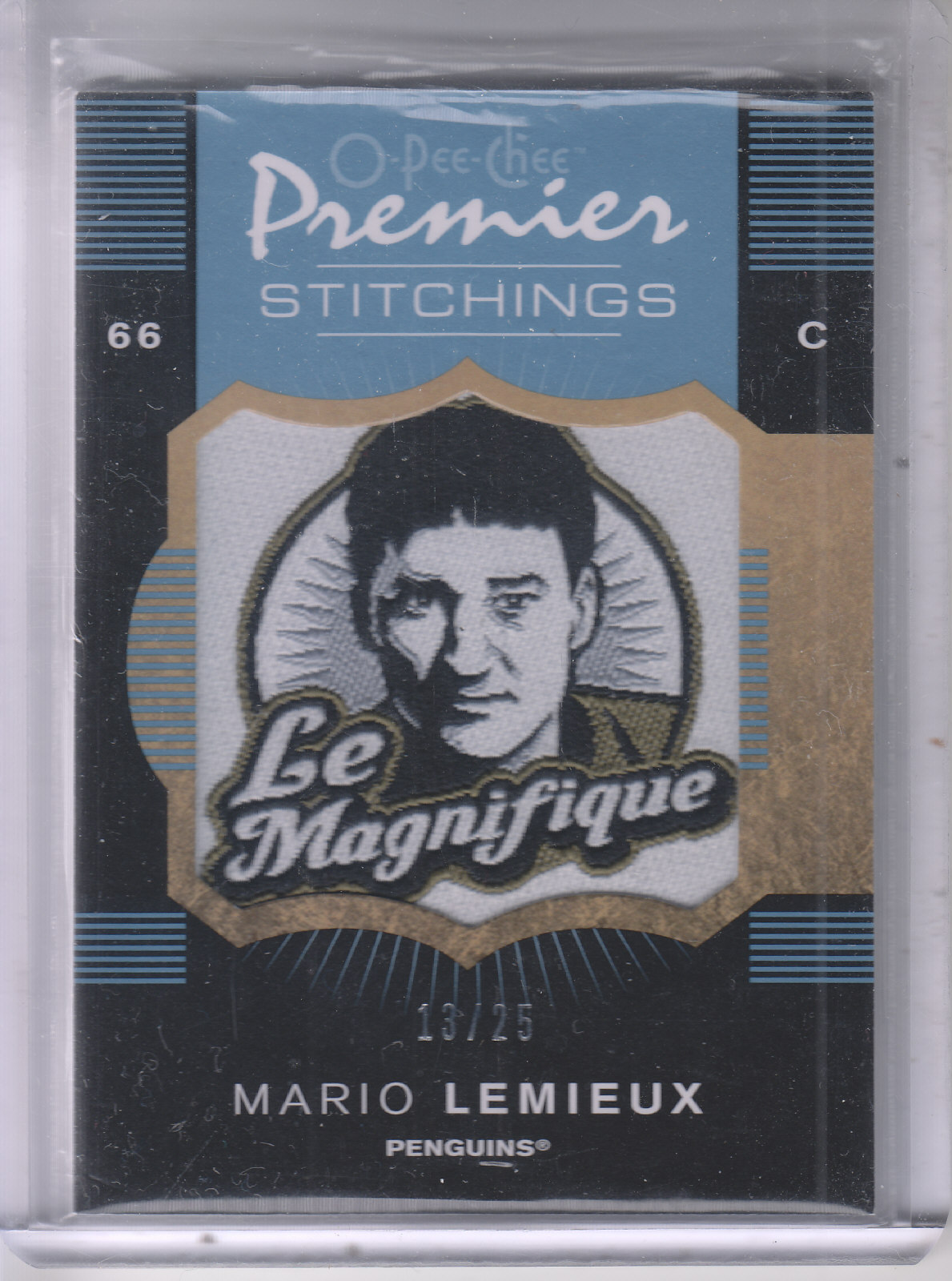 2007-08 OPC Premier Stitchings 25 #PSML Mario Lemieux