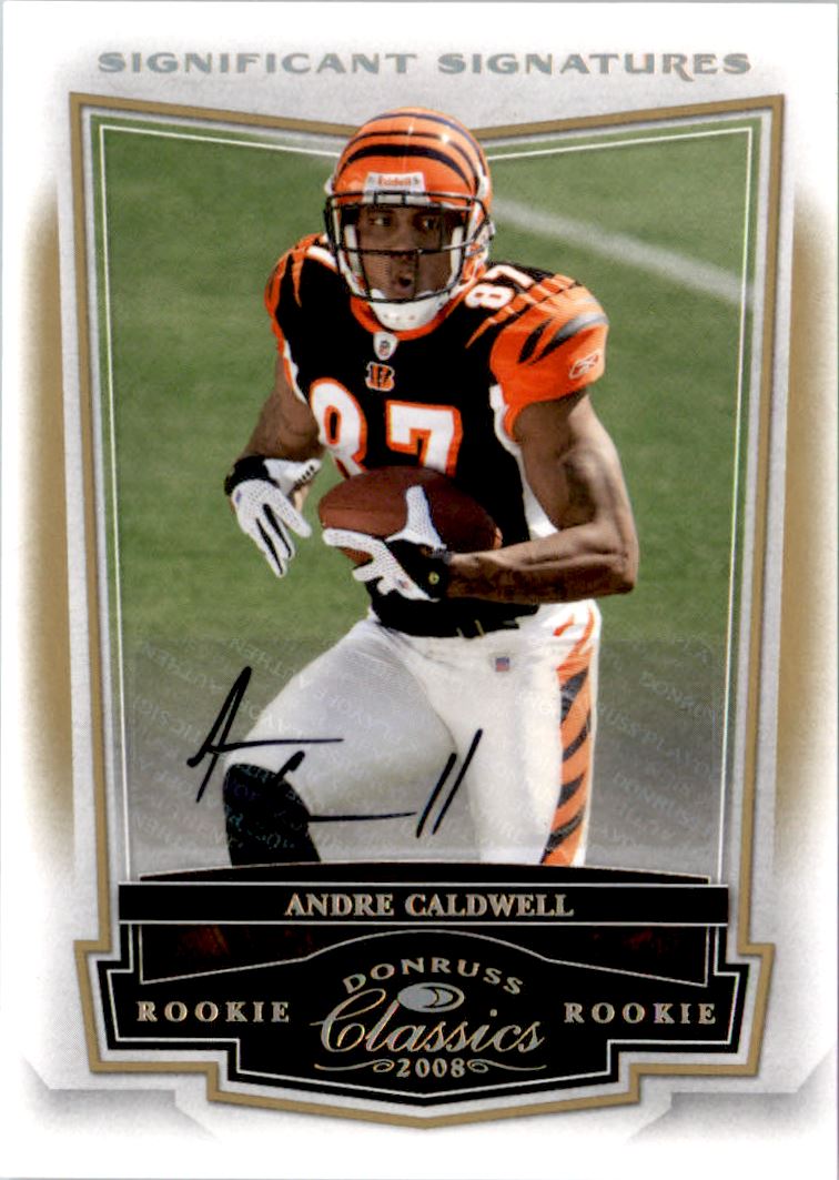 2008 Donruss Classics Significant Signatures Gold #200 Andre Caldwell/125